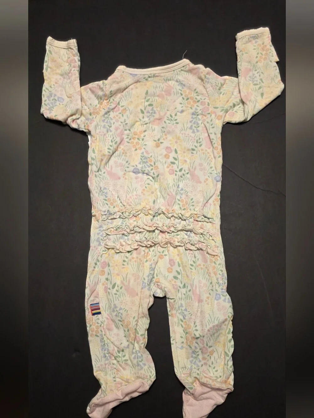 Magnetic Me Pastel Floral Print Pajamas - Size 0-3m